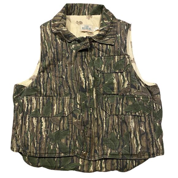 Vintage Red Head Men’s Realtree Camo Camoflauge Hunting Vest Size Medium - Picture 1 of 7